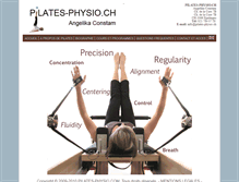 Tablet Screenshot of pilates-physio.ch